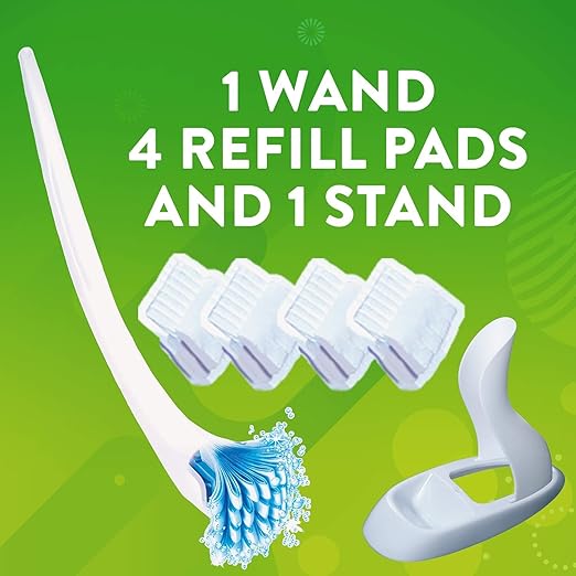 Scrubbing Bubbles Toilet Cleaner Bundle, Includes our Citrus Fresh Brush Toilet Wand Starter Kit + Citrus Fresh Gel Cleaning Stamps