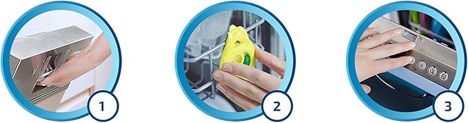 Finish Dishwasher Air Freshener with Anti-Odor Technology, Lime-Lemon Scent, Up to 60 Washes