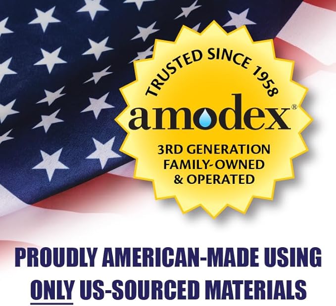 Amodex Ink & Spot Remover for Clothes, Leather and Skin - Removes Ink, Ballpoint, Sharpie, Grease and More, Works on Set-in Stains, Gentle but Powerful, 4oz/120ml Bottle