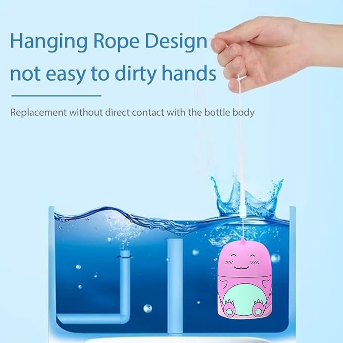 Toilet Cleaner & Toilet Deodorizer, Super Strong Toilet Bowl Cleaner for Removing Dirt, be Used for A Long Time (Rose Red, 1Pc)