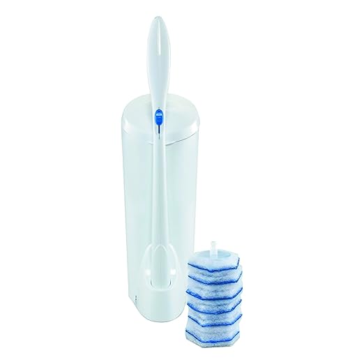 Clorox 03191CT Toilet Wand Disposable Toilet Cleaning Kit: Handle, Caddy & Refills, White (Case of 6) (Pack of 2)
