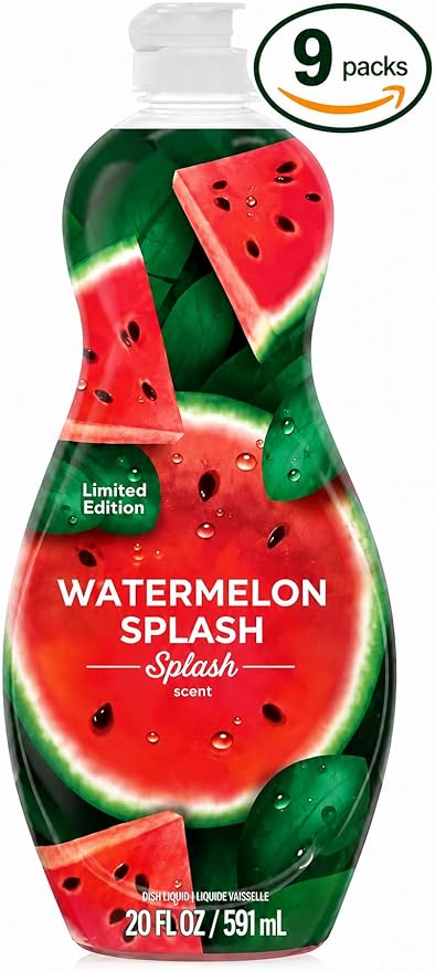 Palmulive Limited Edition, Watermelon Splash Dishwashing Liquid, 20 fl oz (Pack of 9)