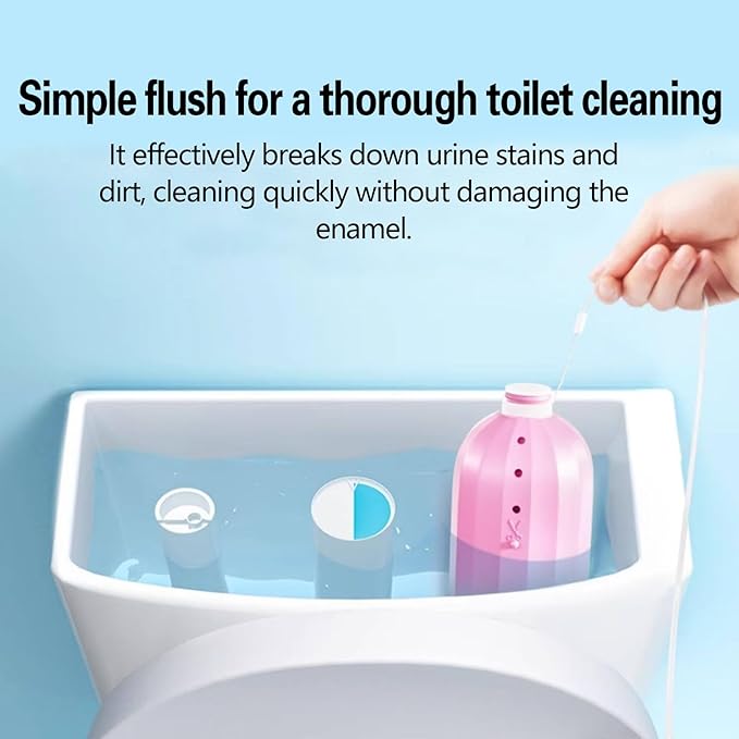 Automatic Toilet Bowl Cleaner,Household Cleaning Solution,Scented toilet cleaner,Natural Long Lasting Toilet Cleaner for Hard Water Stains & Rings (1, 250g)