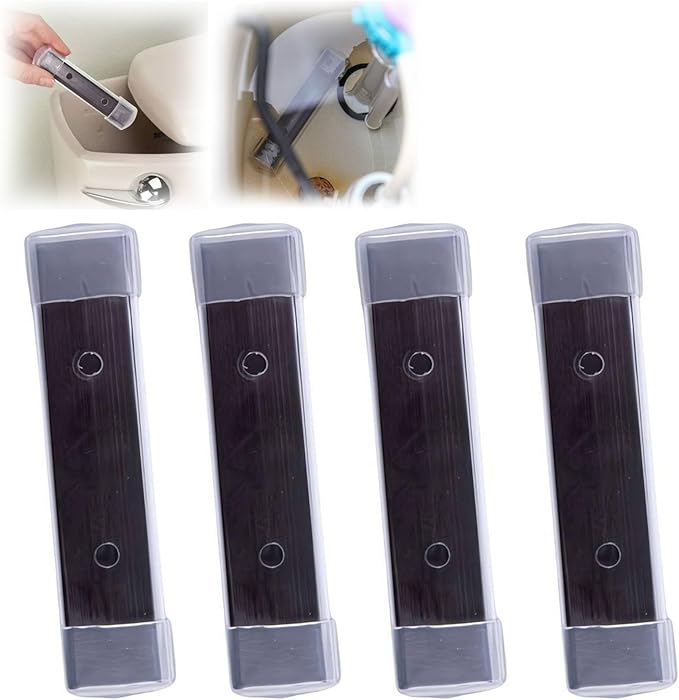 4 Pcs Toilet Magnets for Tank, Toilet Cleaning Magnets, Magnetic Toilet Tank Cleaner, No Need to Touch Stains, No Chemicals No Staining