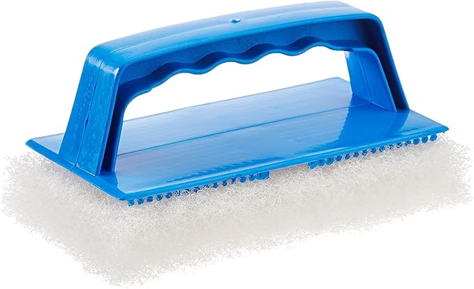 STAR BRITE Scrub Pad with Handle (Fine) White (040129)