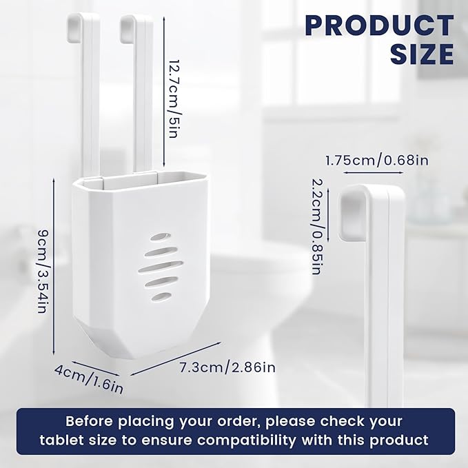 Toilet Tank Cleaning Tablet Holder, Toilet Tank Bleach Tablet Bracket, Toilet Tank Cleaner Caddy