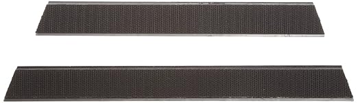 Rubbermaid Commercial Hook and Loop Replacement Set for Q560 Quick-Connect Wall/Stair Mop Frame, 5.9-inch, Black