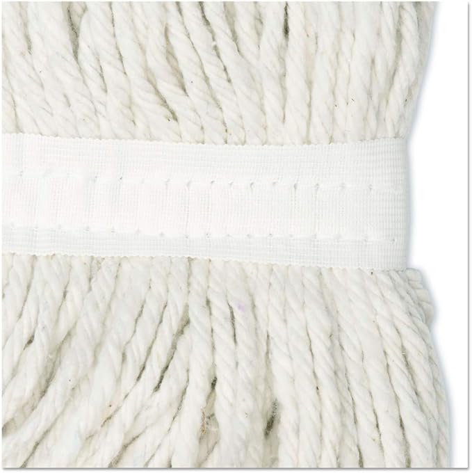 Boardwalk BWK2020REA Cut-End Wet Mop Head, Rayon, No. 20, White