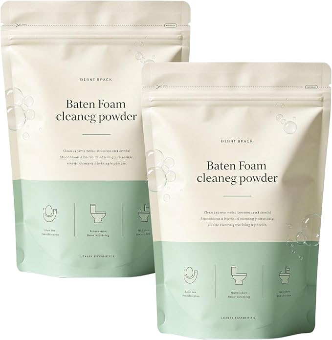 Toilet Bowl Cleaner Foam, Splash Foam Toilet Cleaner Fast-Foaming Formula, Self-Activating Powder for Deep Cleaning (2)
