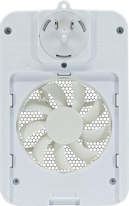 Fresh Products ourfreshe Plug In Air Freshener 30 Day Replace Messy Aerosols with Dry Fragrance For Use in Medium Sized Spaces White Dispenser 1 Pack
