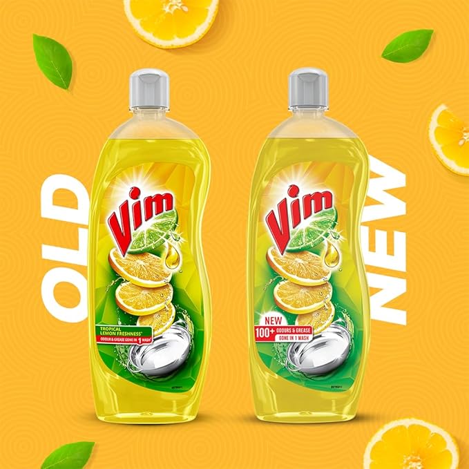 Vim Dishwash Gel - 500 ml (Lemon)