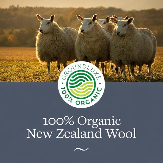 Premium New Zealand Wool Dryer Balls - 6-Pack, 100% Organic, Hand-Felted, Reusable, Reduce Drying Time - Natural Fabric Softening, Wrinkle & Static Reduction