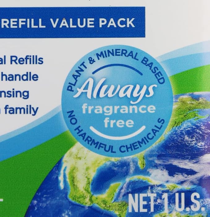 Fragrance Free, Free & Clear, Liquid Dish Soap, 128 Fl Oz (1 Gallon)| Designed for Environmental Sensitivities (MCS, EI, MI, Sulfate free, SLS free, Sensitive Skin, Unscented, Free and Clear, Naturally Derived, Plant Based, Unscented, Non-Toxic, Eco-Fr...
