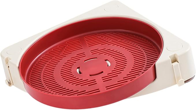 Rotating Wall Shelf with Drainage Systems Easy Installation Multiple Room Storage Organizers Sturdy Construction Drillless Rotating Shelf