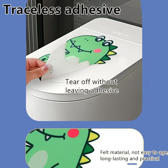 Toilet Fragrance Stickers, Self-adhesive Aromatherapy, Absorb Odor, Emit Fragrance, 4/8/16pcs Available, Cartoon Bathroom Waterproof Toilet Deodorant Stickers (4PCS)