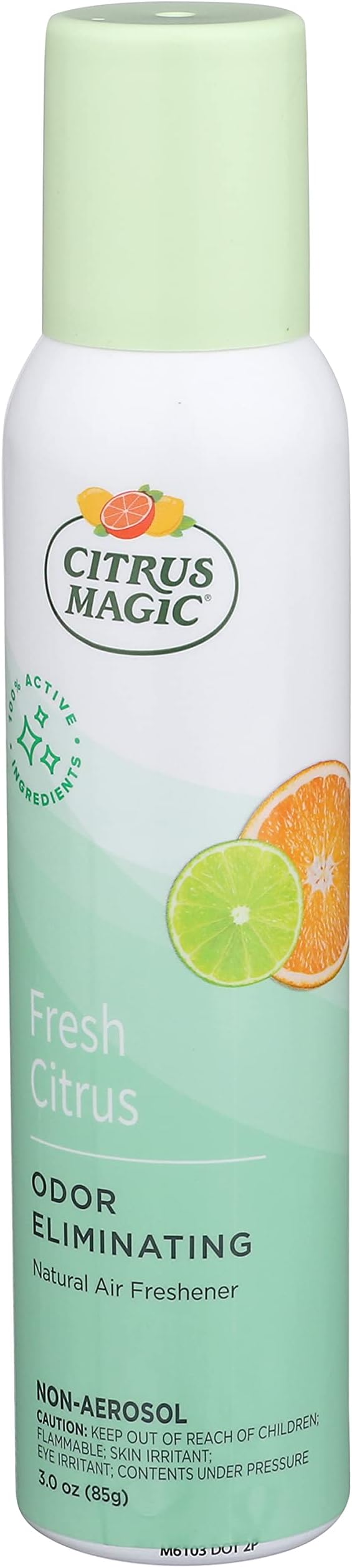 Citrus Magic Natural Odor Eliminating Air Freshener Spray, Fresh Citrus, 3-Ounce (Pack of 4)