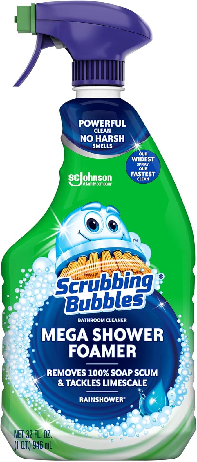 Scrubbing Bubbles Toilet Cleaning Bundle with Continuous Clean Tablets and Mega Shower Foamer Spray