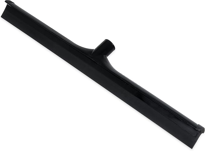 SPARTA 3656803 Plastic Floor Squeegee, Shower Squeegee, Heavy Duty Squeegee With Rubber Blade For Windows, Glass, Shower Doors, Floors, Windshields, 24 Inches, Black, (Pack of 6)