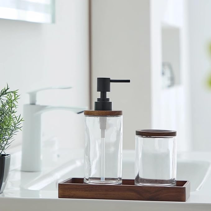 Trays are both stylish and practical, making them the perfect upgrade for your bathroom space.