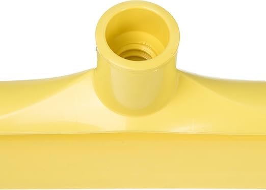 SPARTA 20" Floor Squeegee Replacement Head, Seamless Rubber with Rust-Free Plastic Frame for HACCP Compliance, Heavy-Duty Industrial Use, Thermoplastic Rubber, 19.75 Inches, Yellow (Pack of 6)