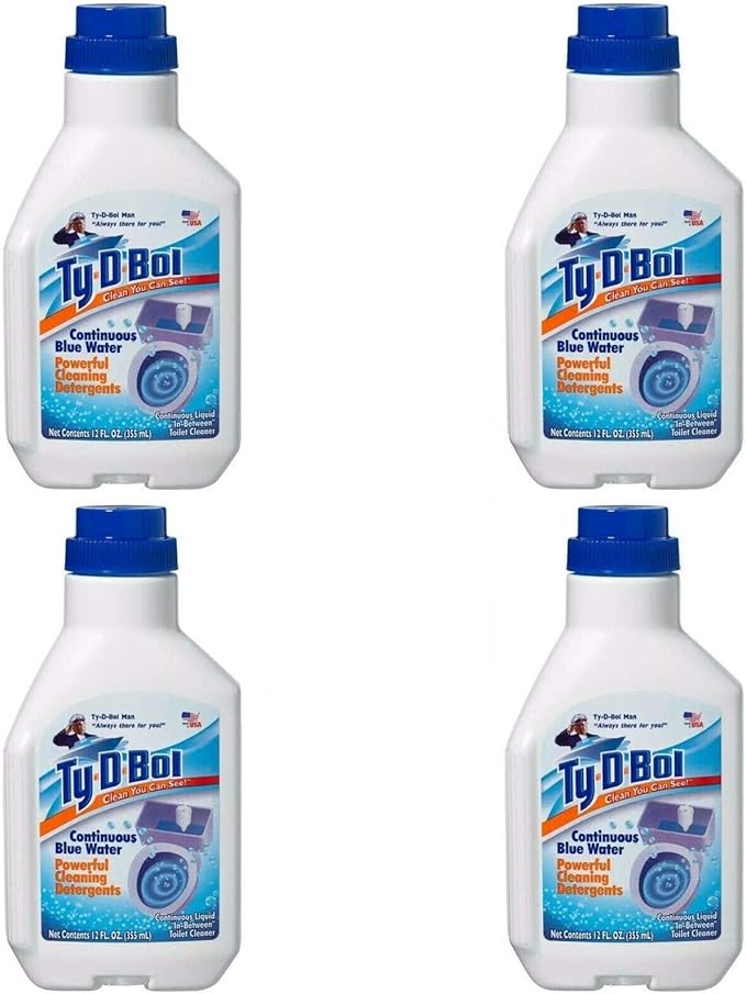 TLT BWL CLR12OZ LQD BLUE by TY-D-BOL MfrPartNo 365002.6