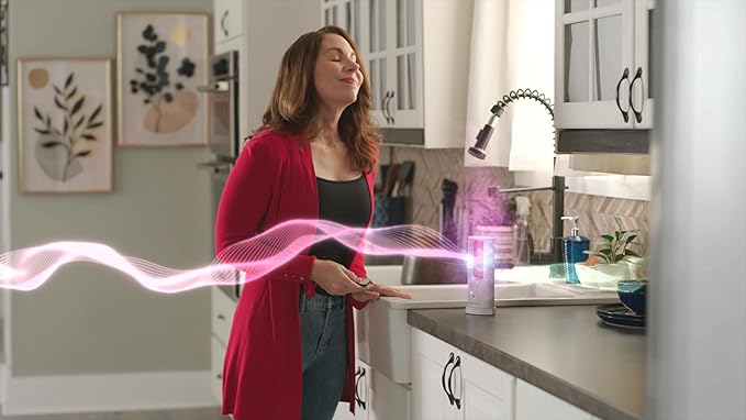 ScentDream Cordless Electric Air Freshener Starter Kit – Rechargeable, 180-Degree Oscillation, Non-Toxic Aroma Pods, Remote Control, 4 Scent Refill Pads, 120-Day Supply – Great Housewarming Gift Idea