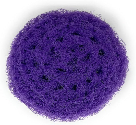 Set of 3 Nylon Net Dish Scrubbies (Purple)