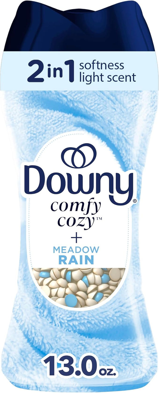 Downy Blends In-Wash Laundry Scent Booster Beads, Meadow Rain Scent, 13 OZ, Fabric Sottener Beads and Freshness