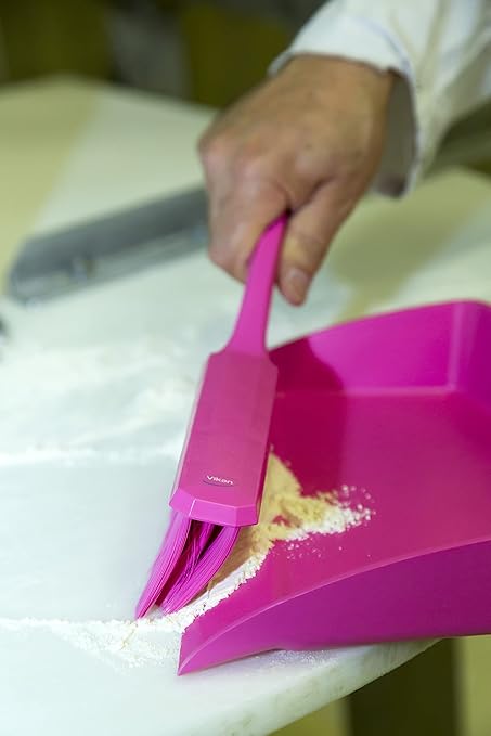 Vikan 56601 Dust Pan,11.5",PP,Pink