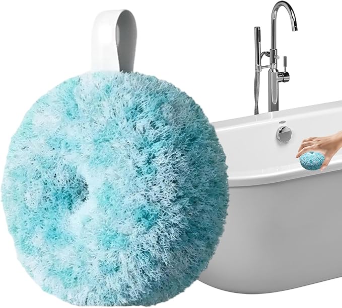 Shower Scrubber, Multipurpose – Scrub Ball Stain Remover, Bathroom Brush Cleaner Cleaning, Supplies Tub Tile Wall Kitchen | Tub Tile Wall Kitchen Sink Counter Window Crevice Home Apartment