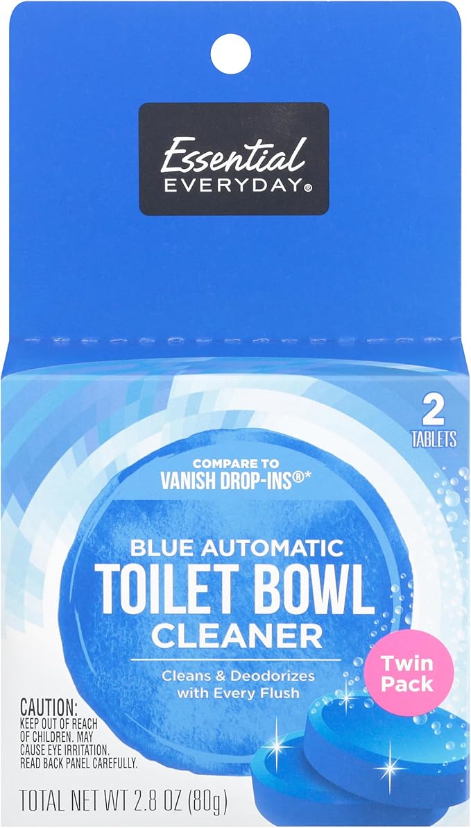 Cleaner Toilet Bowl Blue Automatic Twin Pack, 2.8 Ounce