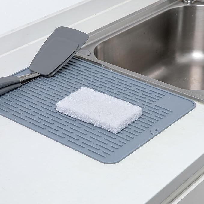 Restaurantware RW Clean 6 x 3.5 Inch Scouring Pads 10 Multi-Purpose Scrub Pads - Not Abrasive Heavy-Duty White Nylon Scrub Pads For Cleaning For Cleaning Or Scrubbing Versatile
