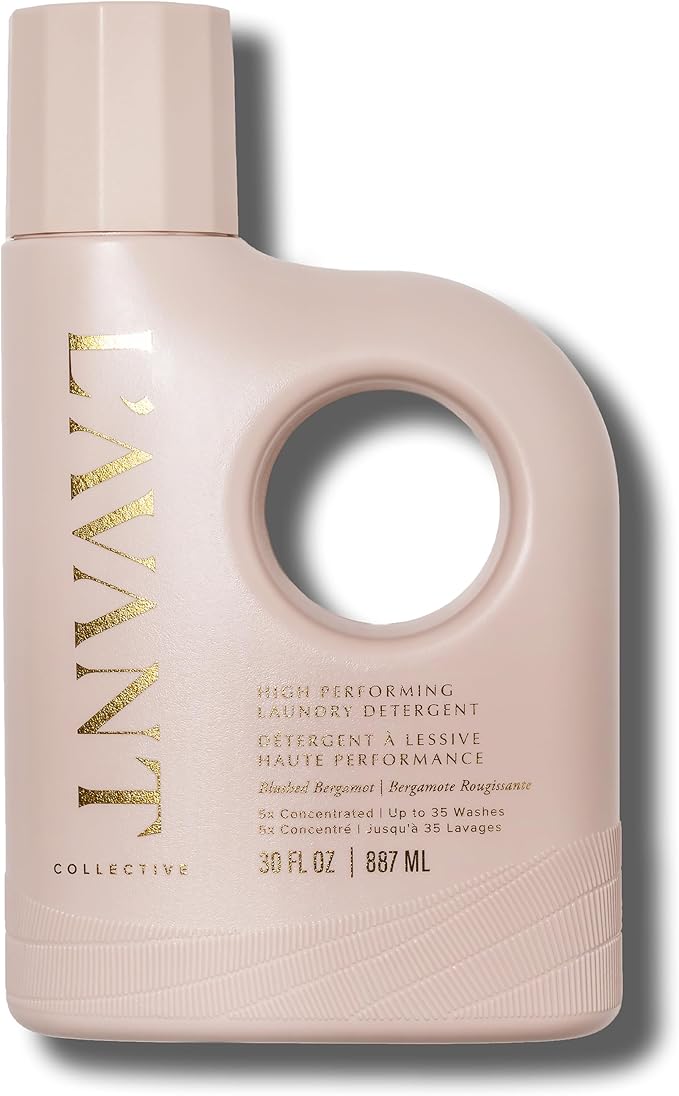 L'AVANT Collective Luxury Laundry Detergent | Blushed Bergamot | Natural Non-Toxic Liquid Laundry Soap with Enzymes | Plant-Based, HE Compatible, Protects Colors | 30 oz