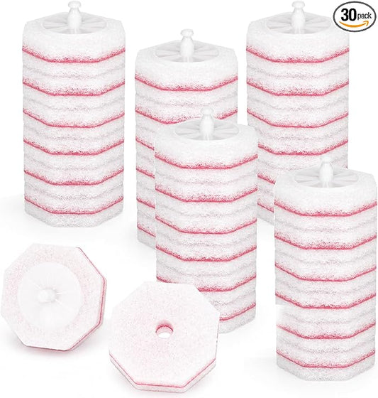 Disposable Toilet Wand Refills for Clorox 30 Count, Toilet Cleaner Refills Pads (Not Included Brush Rod) Cherry blossom fragrance