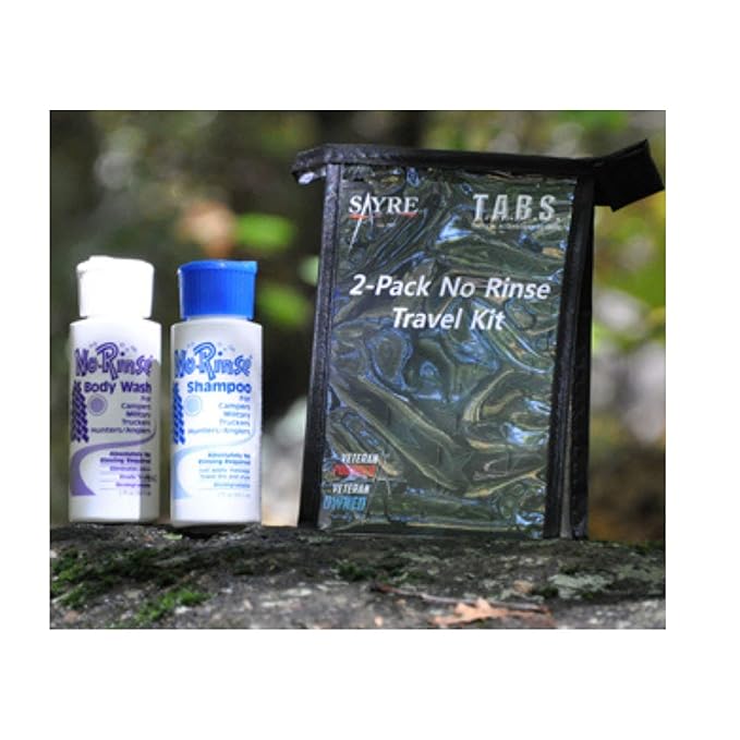 No Rinse 2 Pack Travel Set