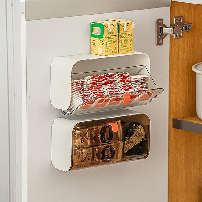 Pad Holder for Bathroom,Sanitary Napkins Organizer,Feminine Tampons Storage Day Overnight Cotton Pad Holder, Brown