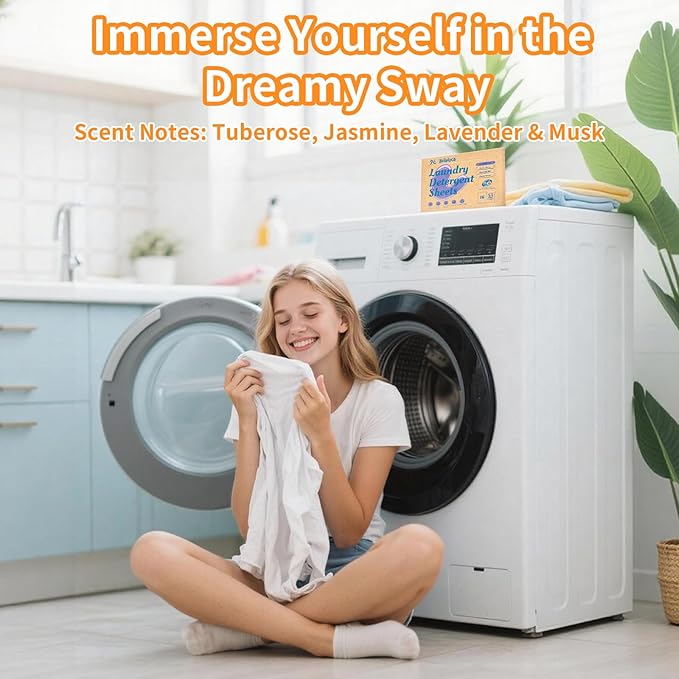 BellaLuce Laundry Detergent Sheets 1 Home Size (240 Loads, Fresh Linen) & 2 Travel Size (32 Loads, Fresh Linen & Midnight Tuberose) | Portable for College, Dorm, Hotel, Family