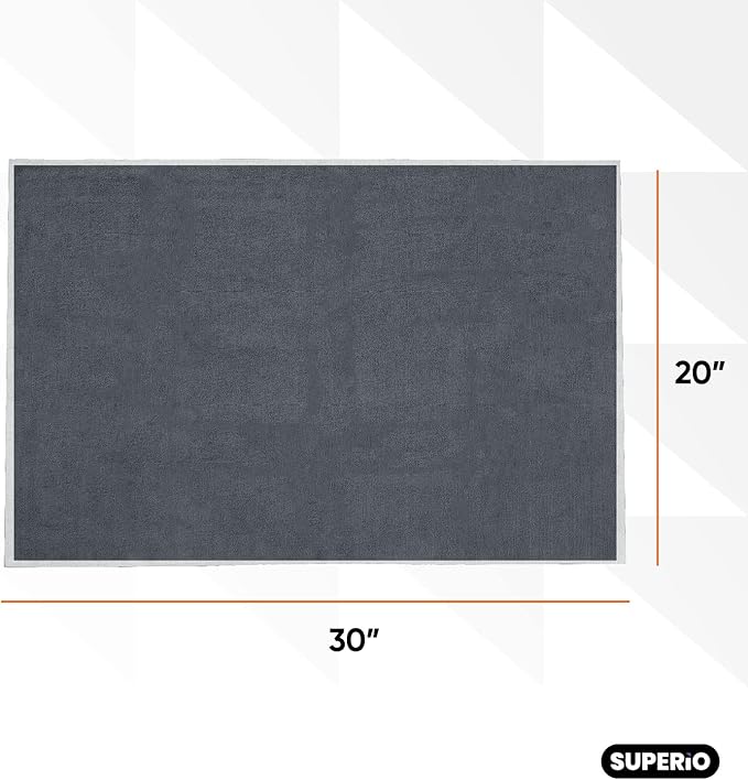 Superio Microfiber Squeegee Mopping Towel Extra Large Miracle Cloth 20 x 30 Streak Free Microfiber Floor Cloth-Rag for Cleaning House, Kitchen, Bathroom-Scratch Free, 12 Pack