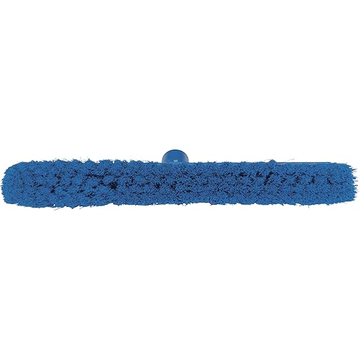 Vikan 31783 Broom,Push,Soft-Split,16.5",PP/SS,Blue