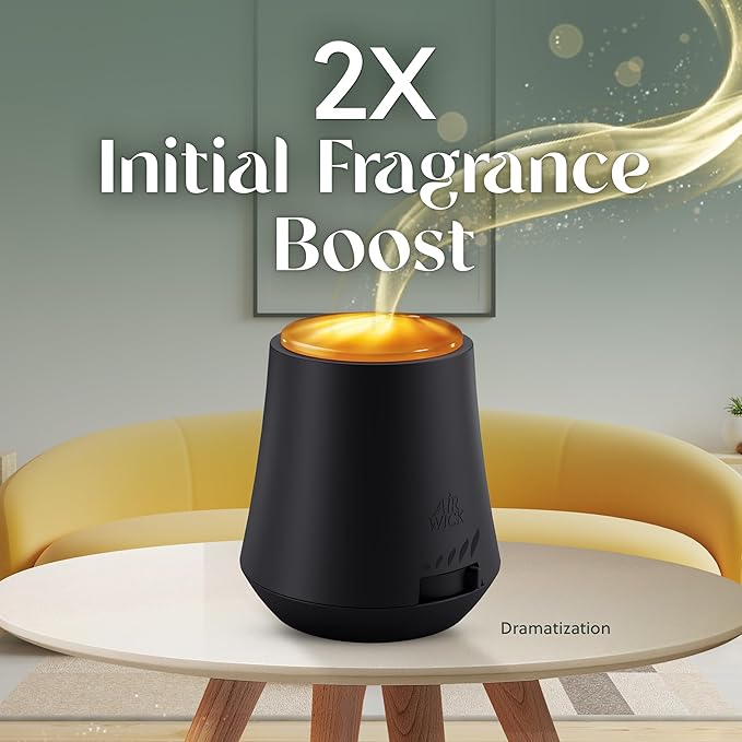 Air Wick Essential Mist Refill, 2 ct, Lush Honeysuckle & Raspberry, Essential Oils Diffuser, Air Freshener