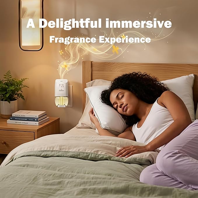 Plug In Air Freshener Refills for Home, Vanilla Scent, 6 Count, 3.96 Fl.Oz, Wall Plug In Refills,Scented Refill for Home, Bathroom, Bedroom, Compatible with Air Wick & Glade, Not for Glade Plus