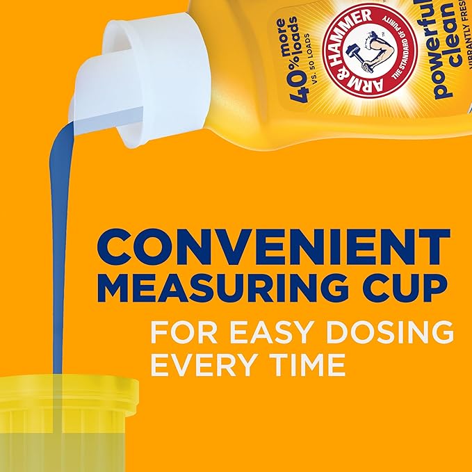 ARM & HAMMER Clean Burst, 105 Loads Liquid Laundry Detergent, 105 fl oz