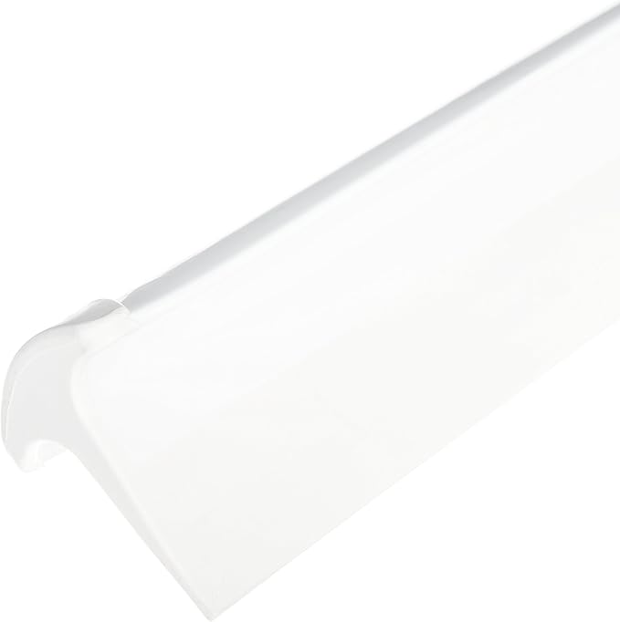SPARTA 20" Floor Squeegee Replacement Head, Seamless Rubber with Rust-Free Plastic Frame for HACCP Compliance, Heavy-Duty Industrial Use, Thermoplastic Rubber, 19.75 Inches, White (Pack of 6)
