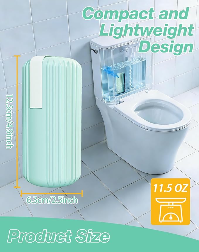 Toilet Cleaner - Hands-Free Automatic Toilet Tank Cleaner - Long-Lasting Hard Water Descaler Septic Safe & Chemical-Free for Home & Commercial Use (2)