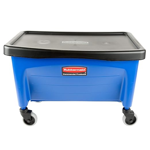 Rubbermaid Commercial Products Finish Kit Yellow Includes Bucket Sieve Six Pads and One Frame for Janitorial/Professional Cleaners and Heavy-Duty industrial Cleaning/Finishing