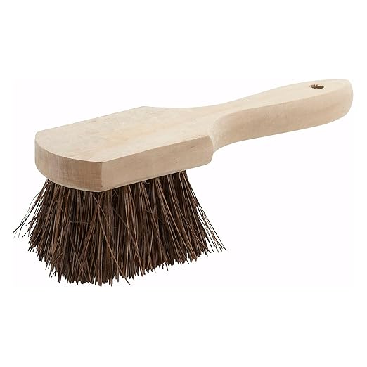 Winco Pot Brush with Wooden Handle, 10-Inch