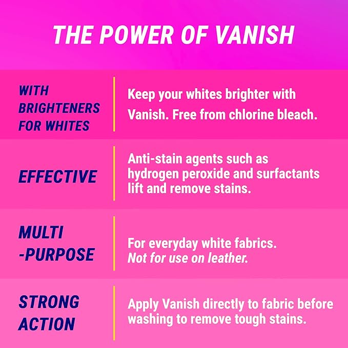 Vanish White Multi-Purpose Stain Remover 1700ML