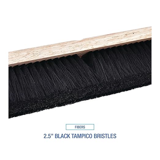 Boardwalk 20236 Floor Brush Head, 2 1/2" Black Tampico Fiber, 36"