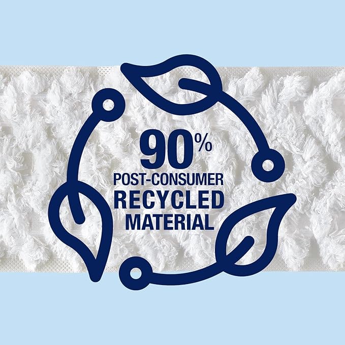 Bona Sweeping Pads for Multi-Surface Floors - Heavy-Duty & Disposable XL Microfiber Pads Sweep Away Dust, Dirt, & Pet Hair (Pack of 72)
