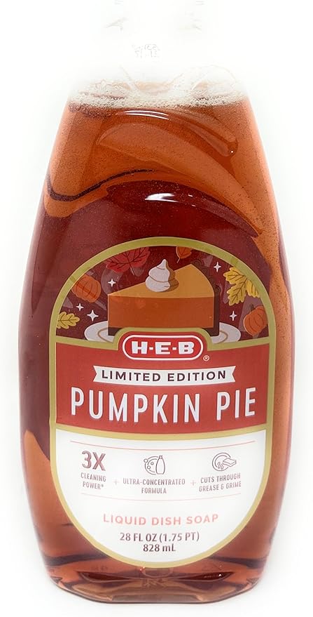 HEB Pumpkin Pie Scented Liquid Dish Soap 28oz - 1 bottle